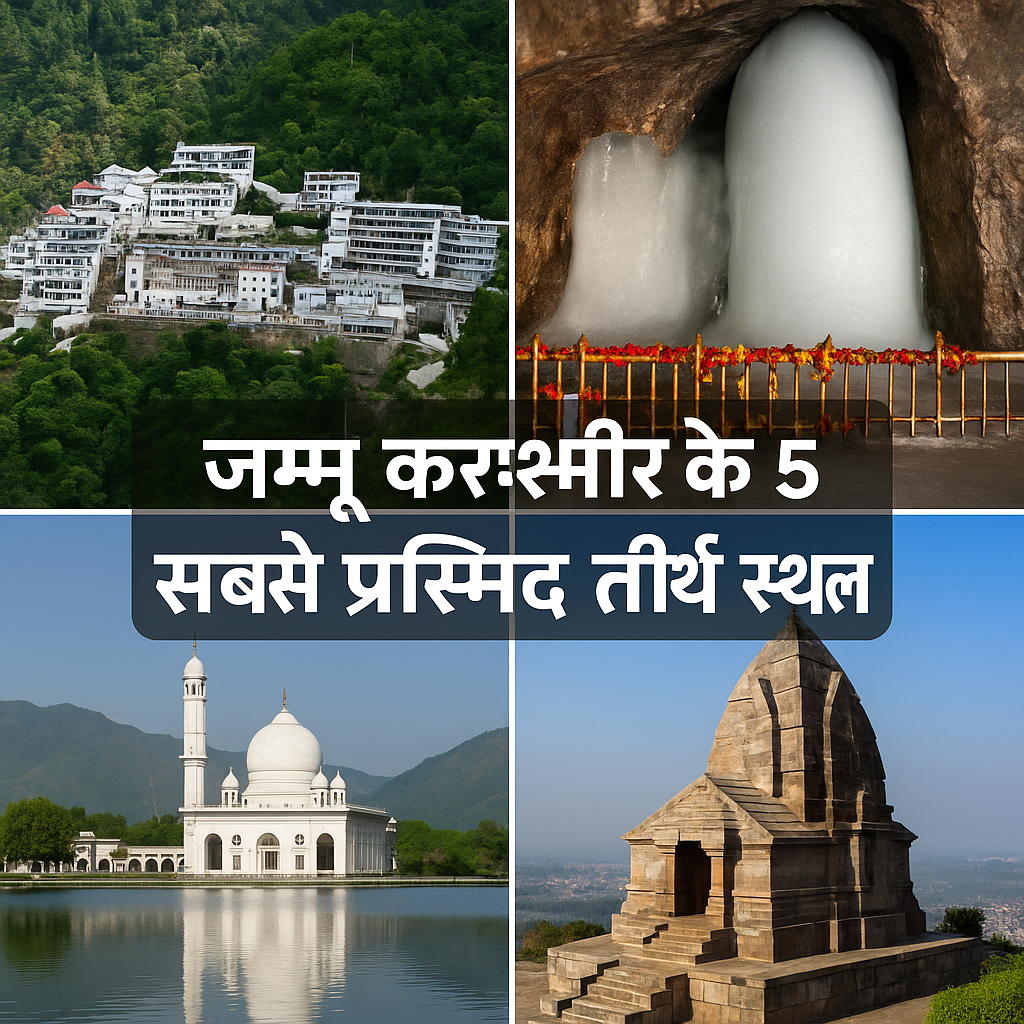 जम्मू कश्मीर के ये हैं 5 सबसे प्रसिद्ध तीर्थ स्थल