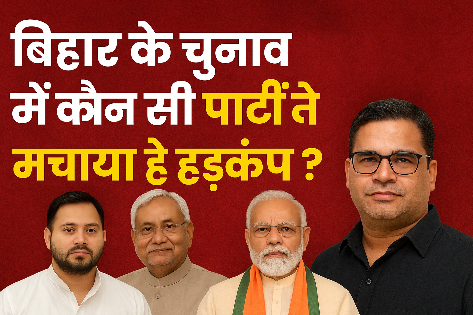 बिहार के चुनाव में कौन सी पार्टी ने मचाया है हड़कंप? | Bihar Chunav 2025 Political Battle